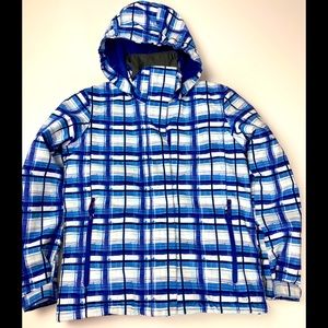 Roxy Girls 12 Jet Ski Snow Jacket Blue White